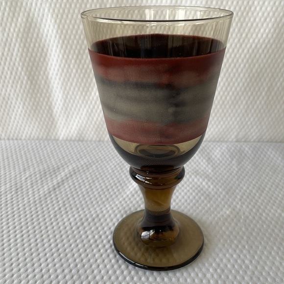 Sango Nova Brown  12 oz Water Goblets.  Set of four. - Picture 5 of 5